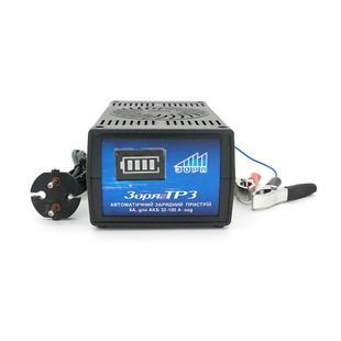Трансформаторное зарядное устройство ТР-3 для аккумулятора 12V, емкость АКБ 32-90А/ч, ток заряда 6A -YT24420 фото