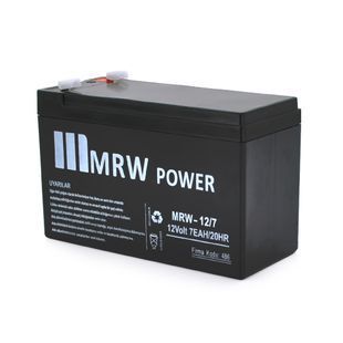 Акумуляторна батарея Mervesan MRW-12/7L 12 V 7Ah ( 150 x 65 x 95 (100) ) BLACK (1.65kg) Q8/672 -YT29793 фото