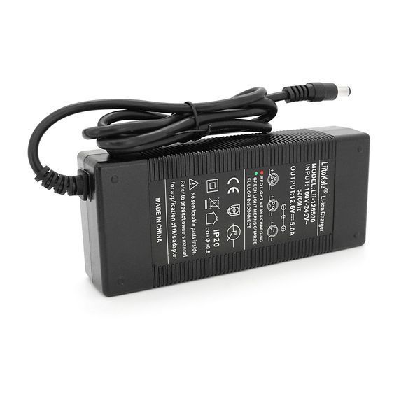 Зарядное устройство LiitoKala Lii-126500 для Li-Ion аккумуляторов 12.6V 5A, разъем 5.5*2.1 мм.BOX -YT42193 фото