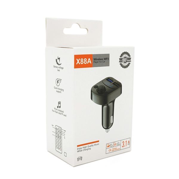 FM-модулятор X88A, USB, TF, 49.5х41х36 -YT35594 фото
