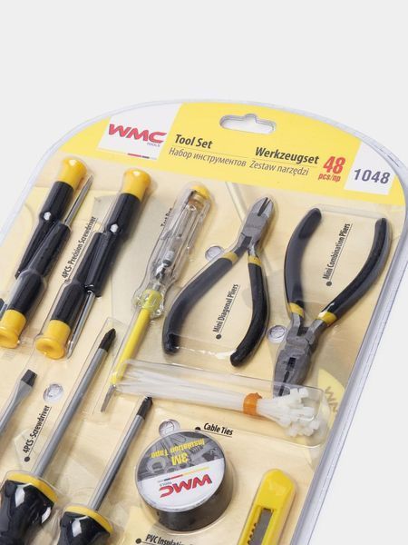 Набір інструментів 48 предметів WMC TOOLS 1048 48835 фото