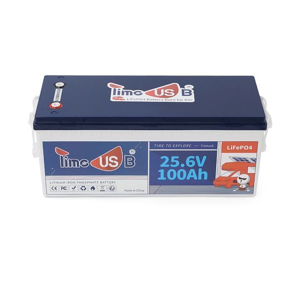 Аккумуляторная батарея LiFePO4 Timeusb 25.6V 100Ah, 2560Wh, BMS 100A, 532*207*216мм -YT38290 фото