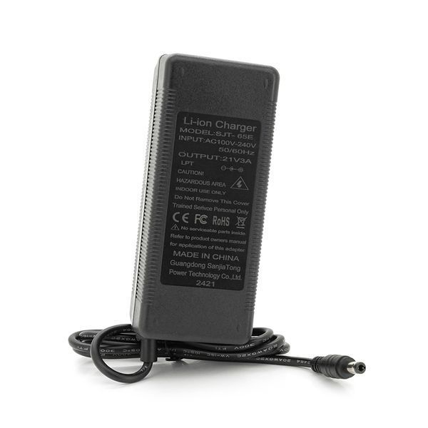 Зарядное устройство для аккумуляторов Li-ion 21V, 5S,3A,штекер 5,5, 120х55х45мм -YT36937 фото