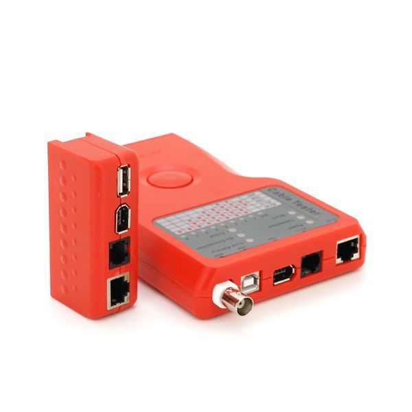 Кабельный тестер Merlion мультифункциональный 5 в 1 RJ-11/RJ-45/BNC/USB/1394 -YT12017 фото