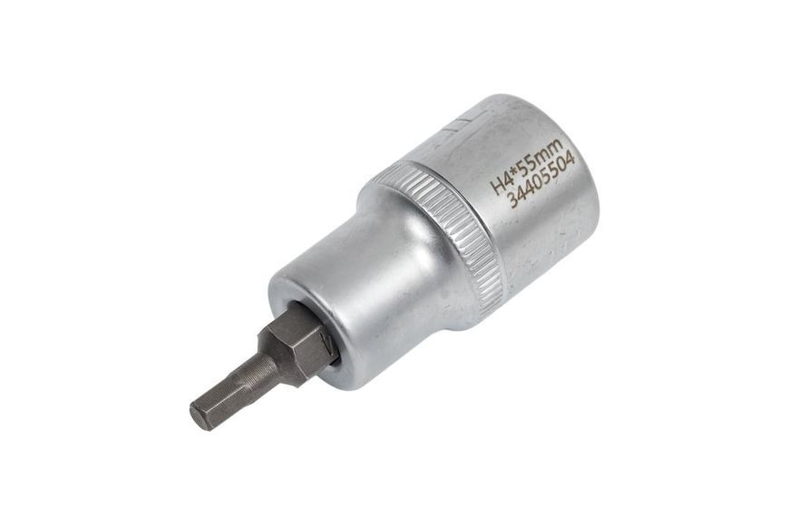 Головка-бита 6-гранная 4мм 1/2" (L-55мм) ROCKFORCE RF-34405504 46817 фото