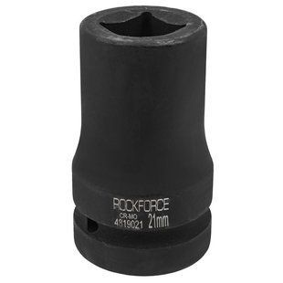 Головка ударна для футорки 1", 21 мм (4-гранна) ROCKFORCE RF-4819021 57936 фото