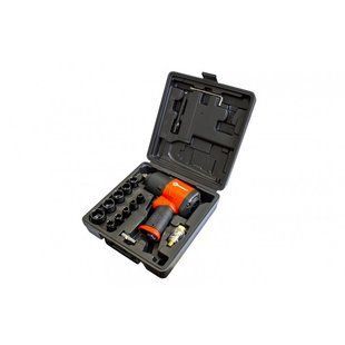 Пневмогайковерт 1/2'' (720Нм) + головки (12-24мм) FORCEKRAFT FK-RT-5270K 25895 фото