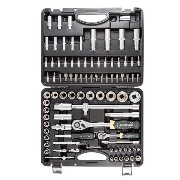 Набор инструментов 94 предмета 1/2'', 1/4'' (6гр.)(4-32мм) ROCKFORCE RF-4941-5 4281 фото