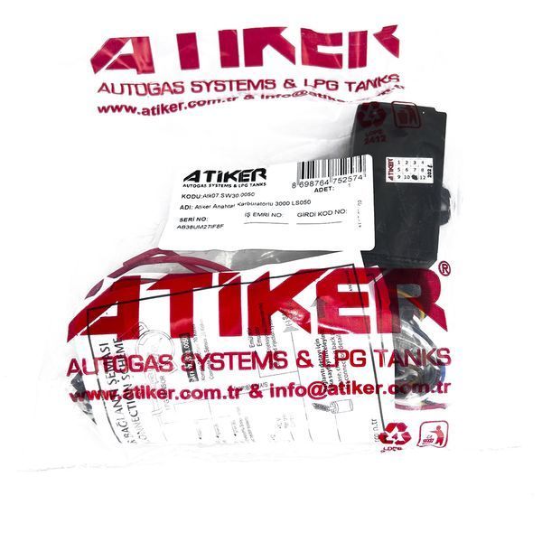 Переключатель Atiker 3000 карбюратор с индикацией уровня топлива 00901 фото