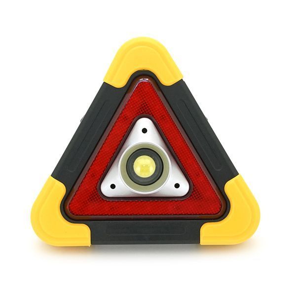 Знак аварийной остановки SUITU ST-1101S-S. АКБ 2200 мА&middot;ч. 39 LEDs и COB-фонарь. Зарядка от солнечной панели и USB. 5 режимов . 18.5&times;18.5&times;18.5 см. -YT40916 фото