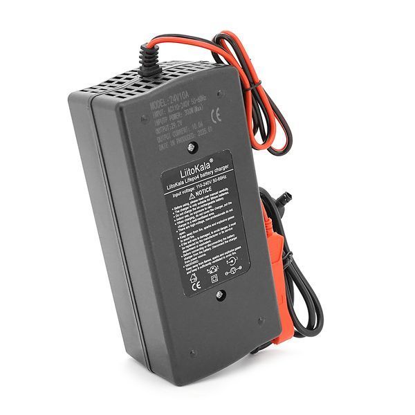 Зарядний пристрій LiitoKala Lii-292100 для LiFePO4 акумуляторів 8S-29.2V10A, крокодили, BOX -YT44327 фото