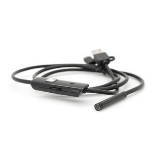Універсальний ендоскоп 3в1 (USB+MicroUSB/Type-C) для смартфона/ПК, камера 5.5мм, жорсткий кабель 1м, з LED-підсвічуванням, IP67 -YT15934 фото
