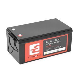 LITHTECH TE24200B + Bluetooth LiFePO4 25,6V 200Ah, 5.12kWh, BMS200A@4S, 6000 cycles -YT45530 фото