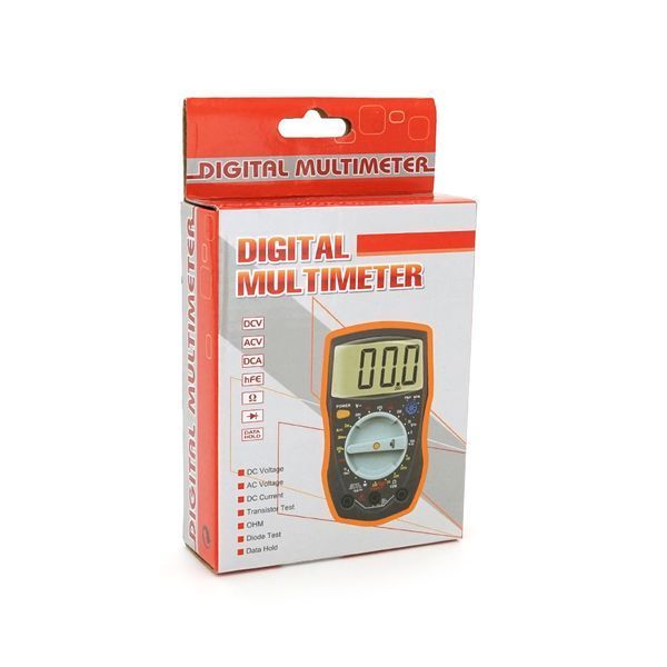 Мультиметр HAOYUE DT-33B Вимірювання: V (AC/DC), A (AC/DC), &Omega;. Функції: продзвонювання, тест діодів. -YT41262 фото