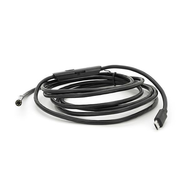Універсальний ендоскоп 3в1 (USB/MicroUSB/Type-C) для смартфона/ПК, камера 5.5мм, жорсткий кабель 2м, з LED-підсвічуванням, IP67 -YT17458 фото