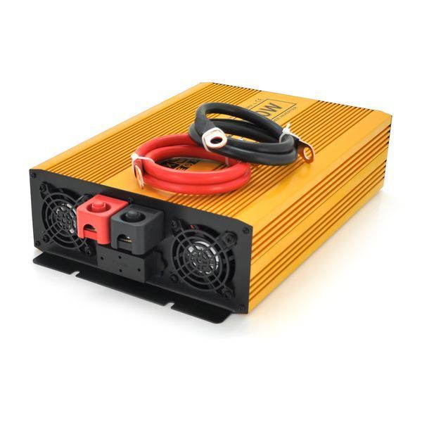 Інвертор напруги Mexxsun MXSPSW-2000, 12V/220V, 2000W з правильною синусоїдою, 2 Shuko, клемні дроти, Q2 -YT29182 фото