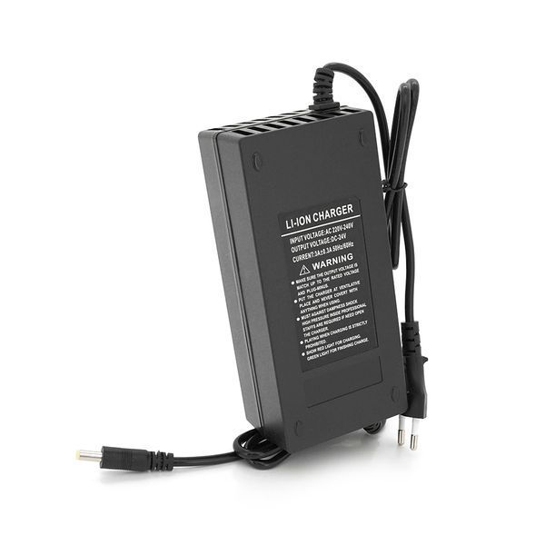 Зарядний пристрій Jinyi для акумуляторів Li-ion 24V(29,4V),7S,3A,штекер 5,5,з індикацією,BOX -YT29890 фото