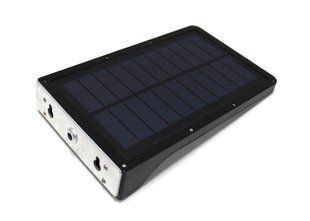 Світильник світлодіодний на сонячній батареї з датчиком руху (5.5V,2.5W,18650Li,3.7V,2000mAh,36SMD Led,6500К) WT-RK-SWC6011-PIR 47832 фото