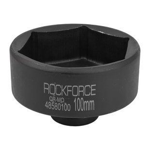 Головка ударная 100 мм 6-гранная, 1" ROCKFORCE RF-48580100 57549 фото