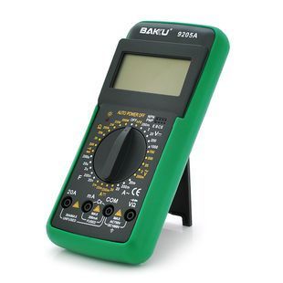 Мультиметр BAKKU BK-9205A Вимірювання: V DC, V AC, A DC, A AC, &Omega;, C, hFE, діод, транзистор -YT11247 фото