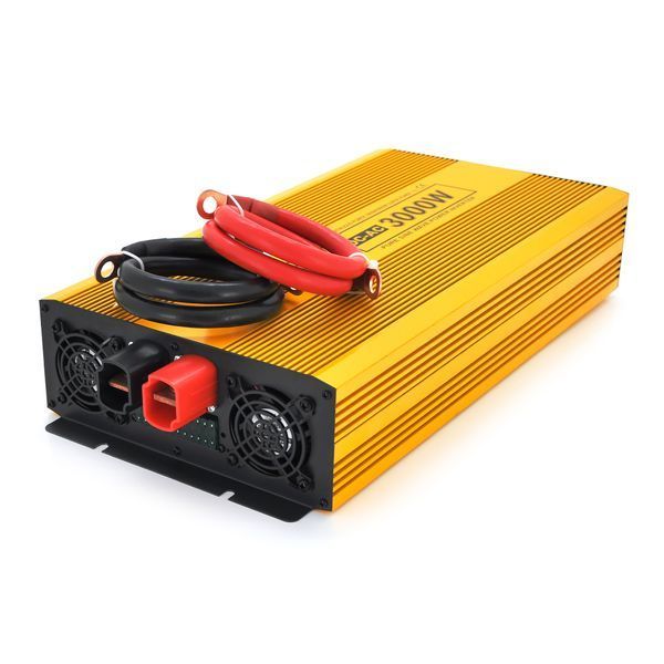 Инвертор напряжения Mexxsun MXSPSW-3000, 12V/220V, 3000W с правильной синусоидой, 2 Shuko, клемные провода, Q2 -YT29185 фото