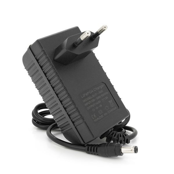 Зарядное устройство для аккумуляторов LiFePo4 12V(14,6V),4S,2A,штекер 5,5,с индикацией,BOX -YT33283 фото