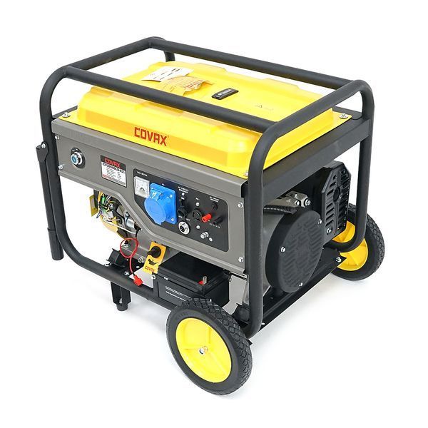 Генератор бензиновий COVAX CV20500LD-E2, 9.5kW, однофазний 220V, 50Hz, DC12V, 21HP, Electric Starter, tank 25L, 710x535x555mm, 96kg -YT45598 фото
