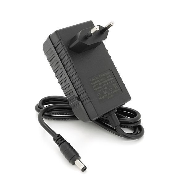 Зарядний пристрій для акумуляторів Li-ion 4.2V2.5A,штекер 5.5*2.5,87x46x42mm -YT36942 фото