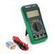 Мультиметр BAKKU BK-9205A Вимірювання: V DC, V AC, A DC, A AC, &Omega;, C, hFE, діод, транзистор -YT11247 фото 3