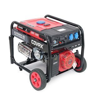 Генератор бензиновий COVAX XL7500CV-E2, 5.0kW, однофазний 220V, 50Hz, DC12V, 13HP, Electric Starter, tank 25L, 690x535x555mm -YT45599 фото