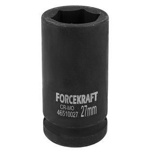 Головка ударна глибока 3/4" 6гр. 27мм FORCEKRAFT FK-46510027 19631 фото