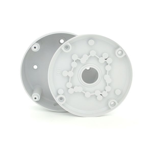 Монтажная коробка для камер СЕКО SK-12053W, IP66, защита от ультрафиолета, ( 120х53мм) белая, пластик -YT46390 фото