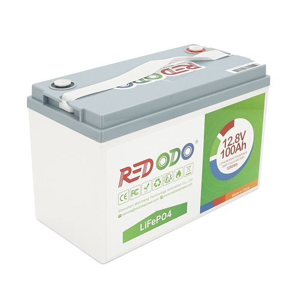 Акумуляторна батарея LiFePO4 Redodo 12V 100Ah Self-heating, 1280Wh, BMS 100A, 329*172*214мм -YT38303 фото