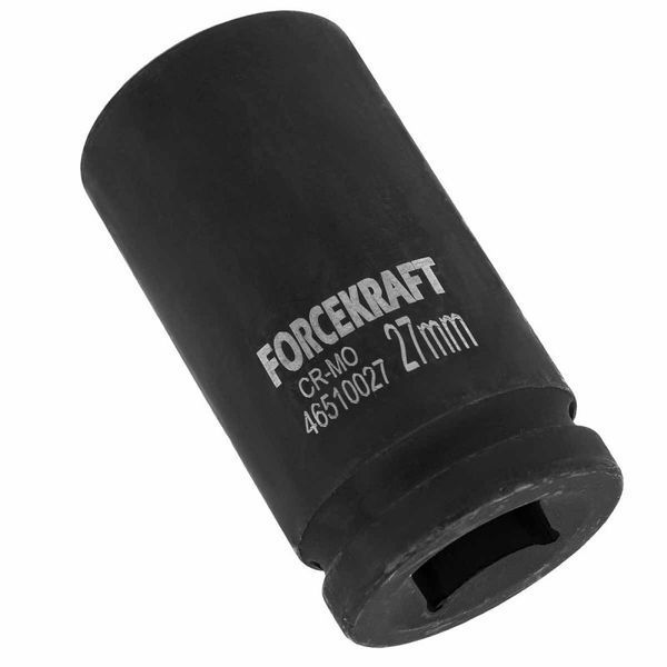 Головка ударна глибока 3/4" 6гр. 27мм FORCEKRAFT FK-46510027 19631 фото
