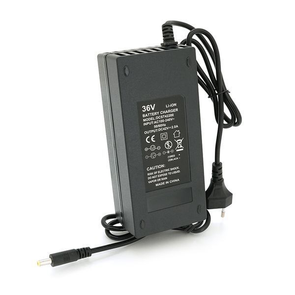 Зарядний пристрій Jinyi для акумуляторів Li-ion 36V(42V),10S,2A,штекер 5.5*2.5,з індикацією,BOX -YT22393 фото