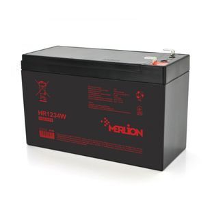 Аккумуляторная батарея MERLION HR1234W, 12V 9,5Ah ( 151 х 65 х 94 (100) ), 2.53 kg Black Q10/420 -YT24596 фото