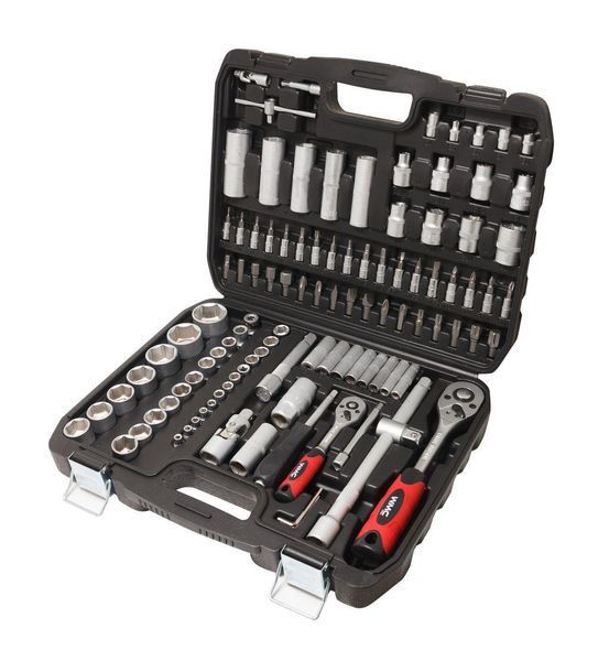 Набор инструментов 108 предметов 1/2'', 1/4'' (6гр.) WMC TOOLS 41082-5 47693 фото