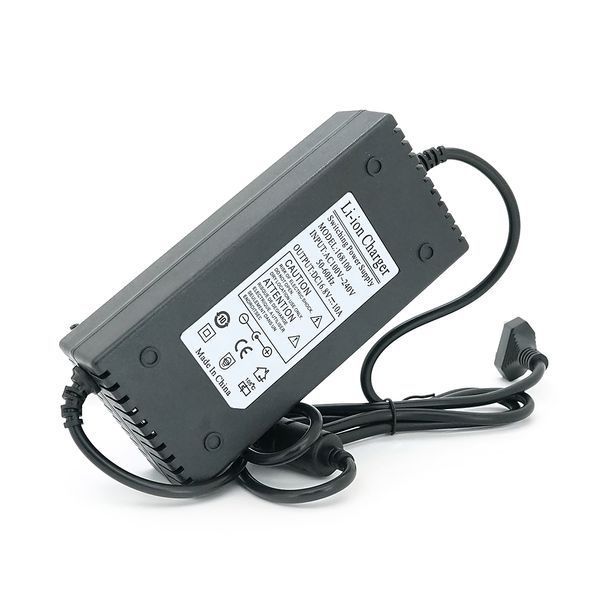 Зарядний пристрій для акумуляторів Li-ion 16,8V,4S,10A, штекер 5,5х2,5мм, 135x55x45mm -YT36950 фото