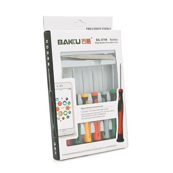 Набір інструментів BAKKU BK-8700 (for Nokia, Apple, Samsung), Blister-box -YT11193 фото