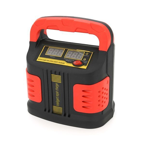 Автоматическое ЗУ для автоаккумулятора WesunWell XX-005/010,12V/24V,3.6-20А микропроцессор, LCD, клеммы(AGM/Gel/Lead) -YT7988 фото
