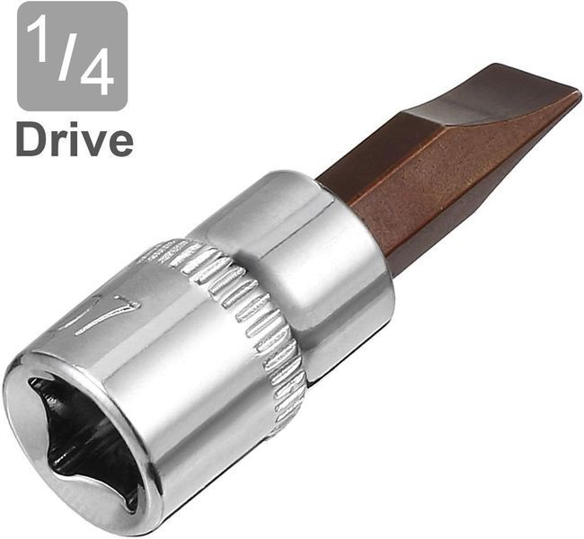 Головка бита шлицевая SL 6.5мм, 1/4" Forsage F-32332065 Premium 29475 фото