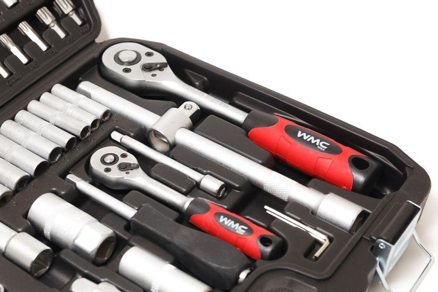 Набор инструментов 108 предметов 1/2'', 1/4'' (6гр.) WMC TOOLS 41082-5 47693 фото