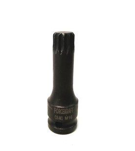Головка 1/2" з насадкою Spline M12 ударна FORCEKRAFT FK-24807812MPB 27082 фото