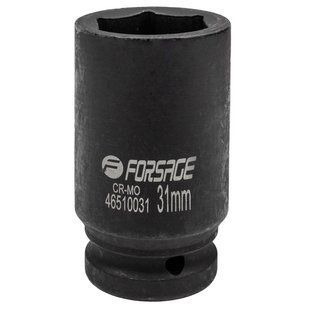 Головка ударна глибока 3/4" 6гр. 31мм FORSAGE F-46510031 57478 фото