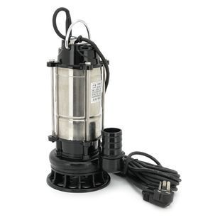 Занурювальний насос, 550W, 220V, до 6 м&sup3;/год, підйом до 9 м, 40 мм, нержавіюча сталь, 400х180х180мм, 6,1 кг + перехідник -YT38228 фото