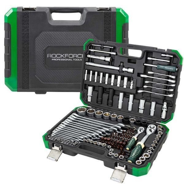 Набор инструментов 125+6пр. 1/4'', 1/2'' (6гр.) ROCKFORCE RF-41252-5 Premium 64612 фото