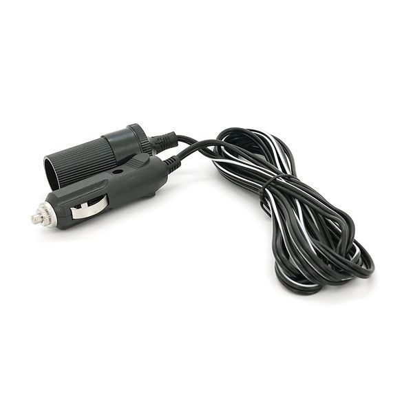 Подовжувач прикурювача авто, 3 метри, 12V, 60W, чорний -YT43015 фото