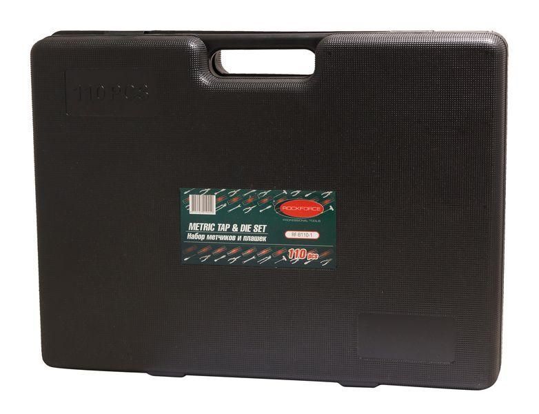 Набір мітчиків та плашок метричних 110пр. RockForce RF-B110-1 10453 фото