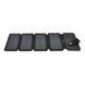 Solar panel 4 Foldings, built-in microUSB cable, Output: 5 /1 А(USB), plastic, Black, Corton box -YT26932 фото 1