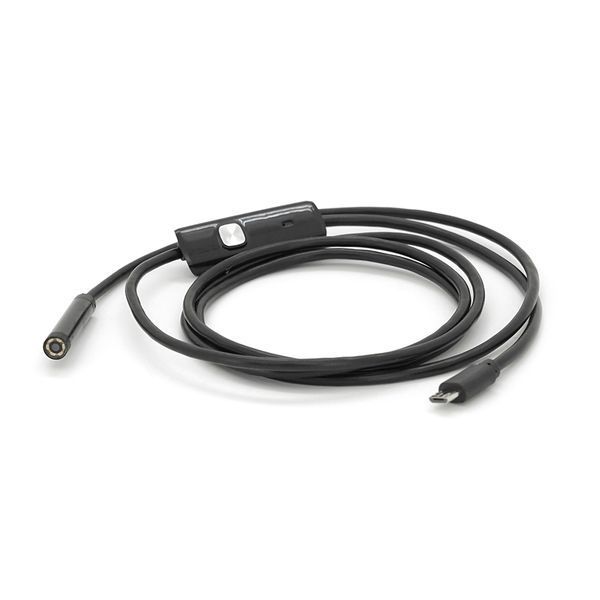 2 в 1 MicroUSB/PC HD ендоскоп, міні камера 7.0 мм, м'який провод, 1,5м -YT20197 фото